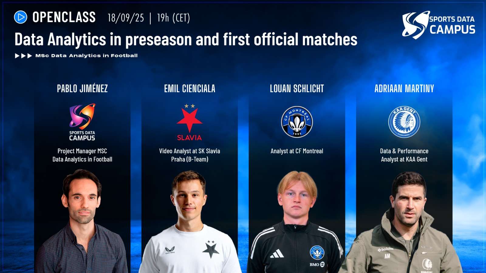 DATA ANALYSIS PRESEASON AND FIRST OFFICIAL MATCHES open