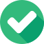 green check