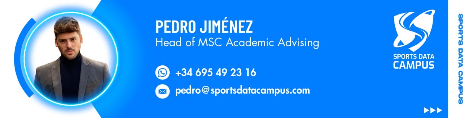 WhatsApp contact with Pedro